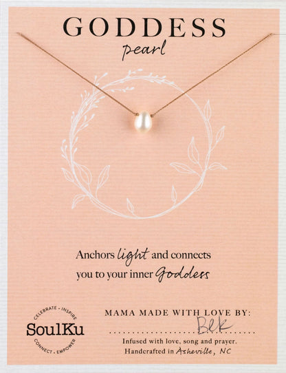 Goddess Pearl Necklace