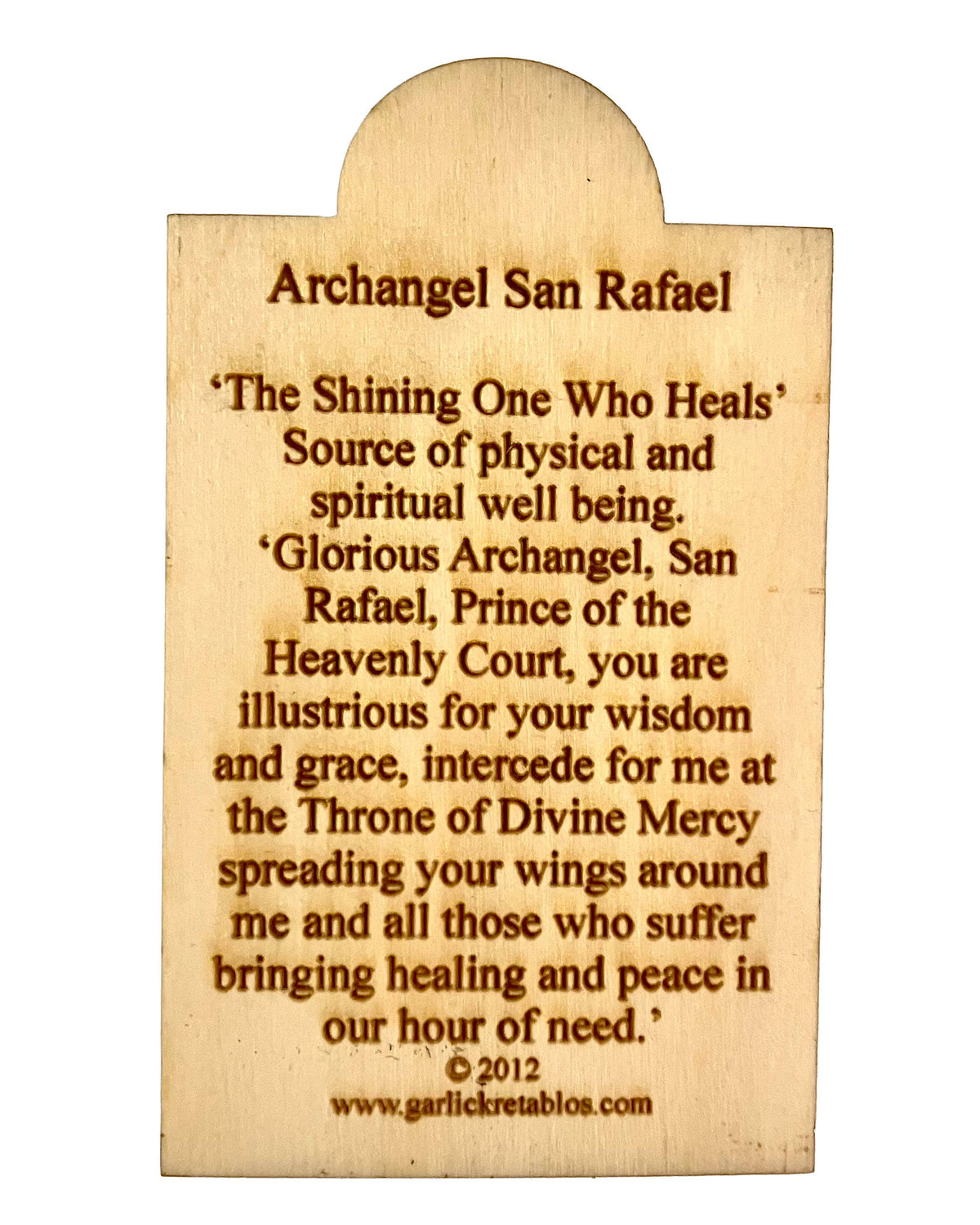 Archangel Rafael Pocket Plaque