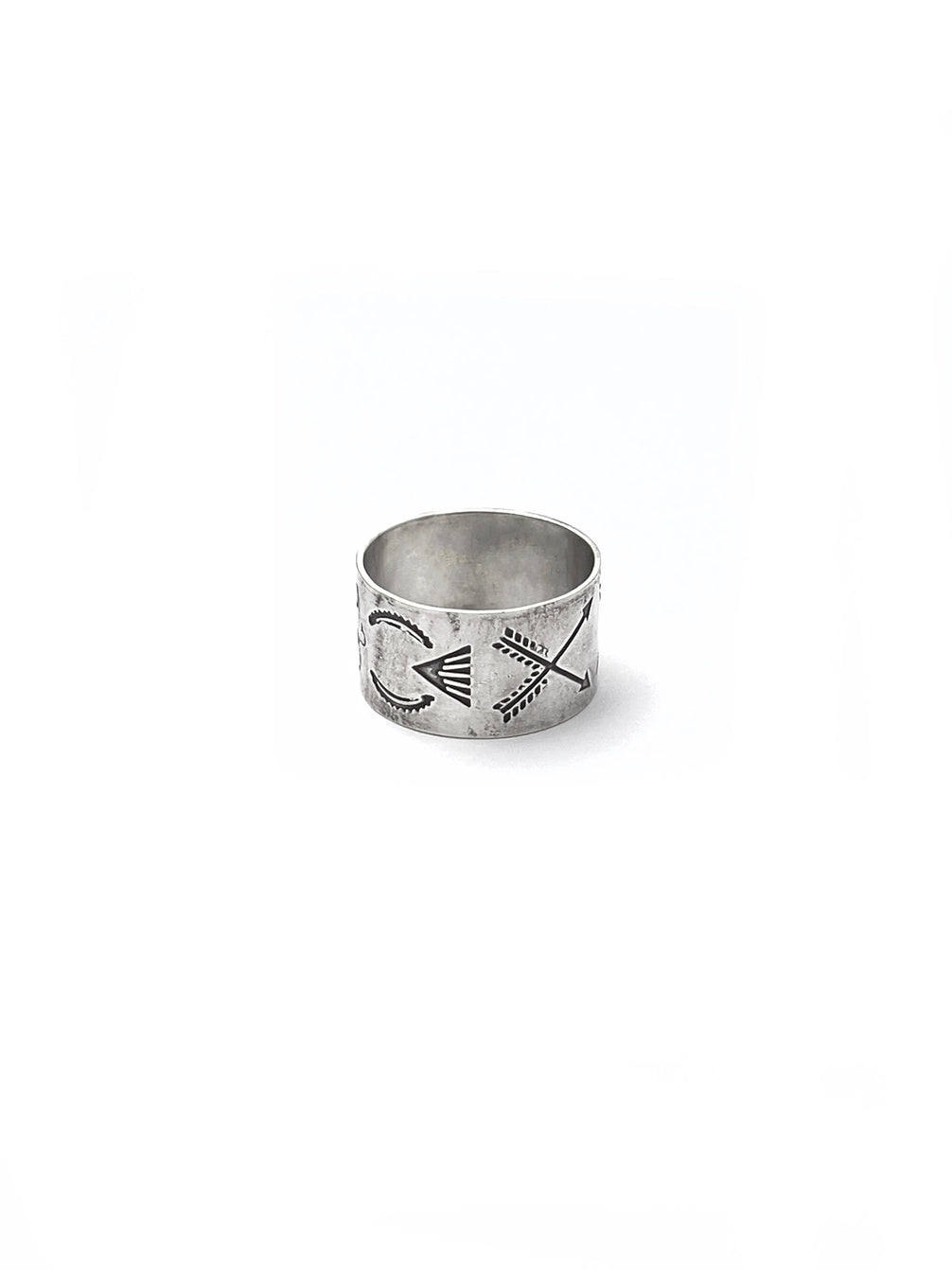 Stamped Cigar Band Ring