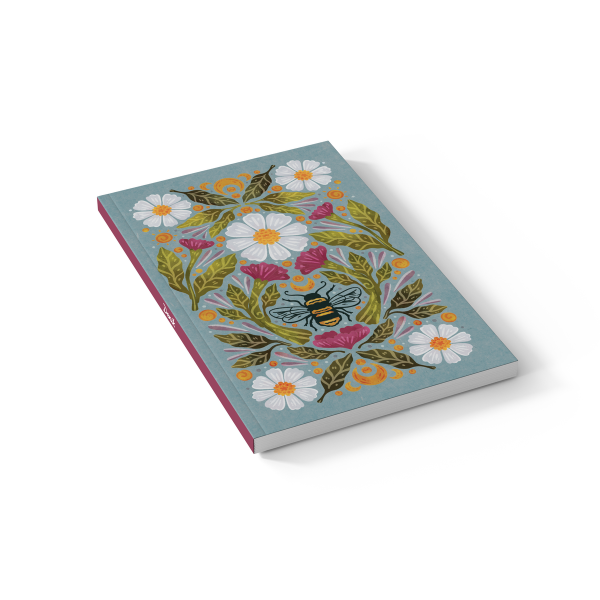 Honeybee Tea Layflat Notebook