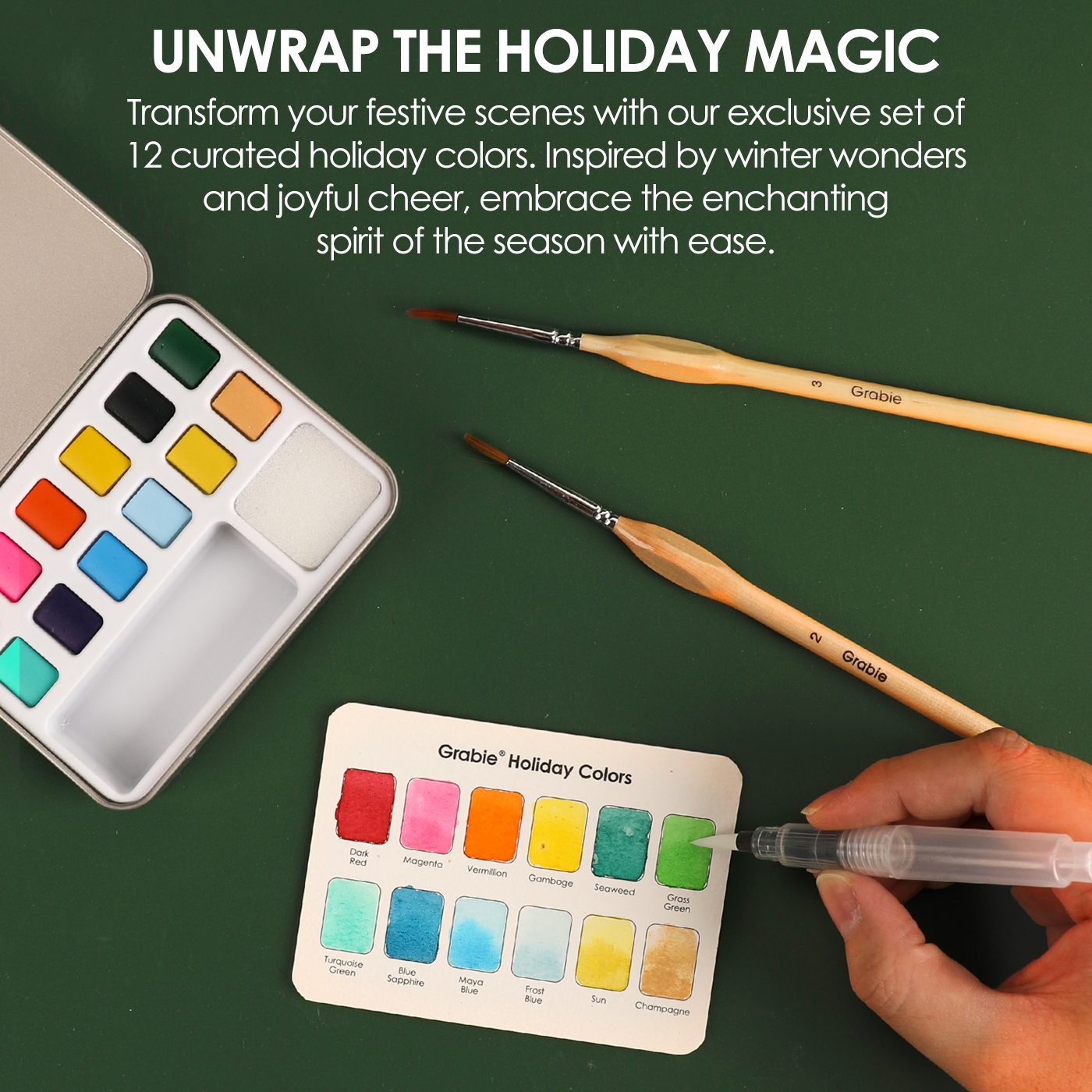 Holiday Pocket Watercolor Set