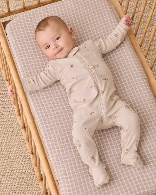 Fox Land Long Sleeve Zip Footie Sleeper