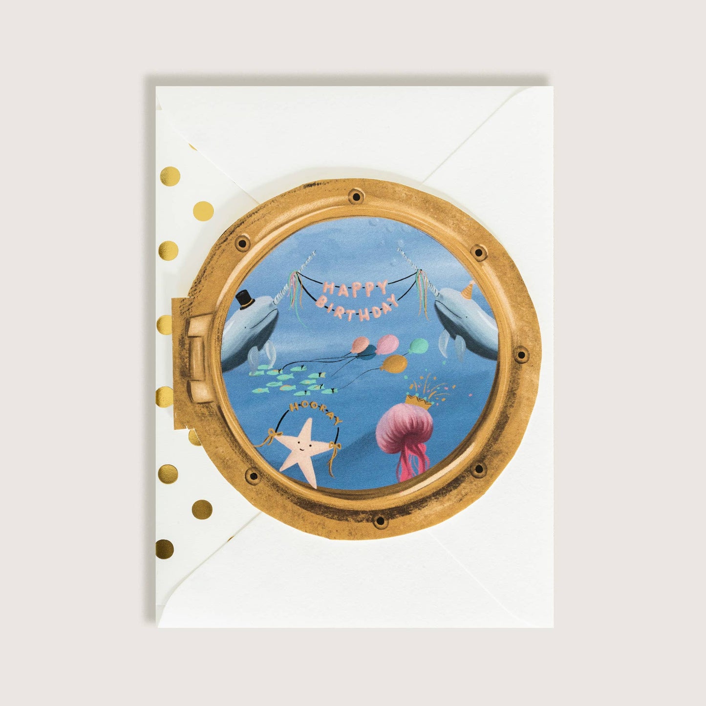 Happy Birthday Porthole Card