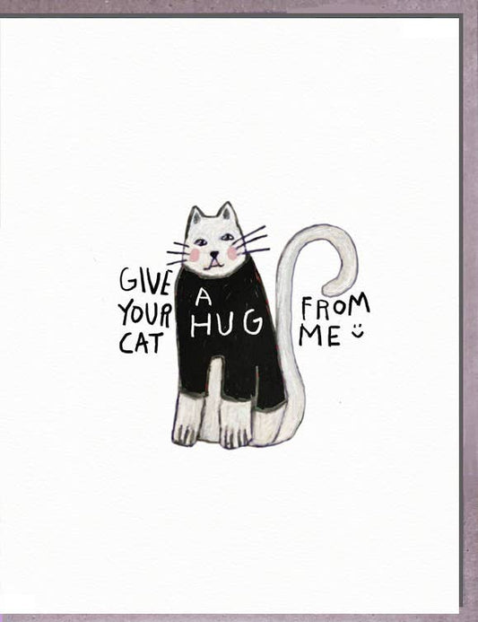 Cat Hug Card