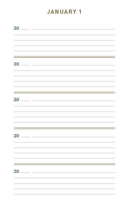 One Line A Day Journal