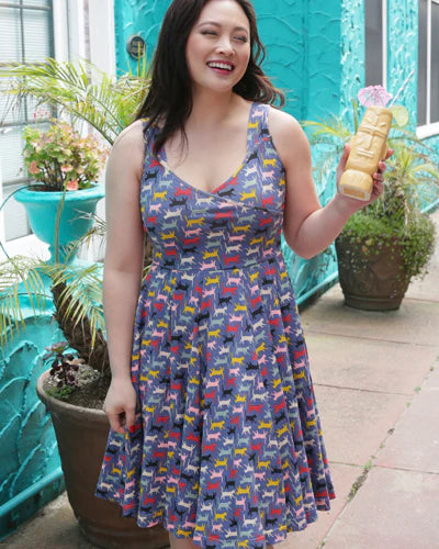 Stargazing Dress in Chattes Print | Effie's Heart