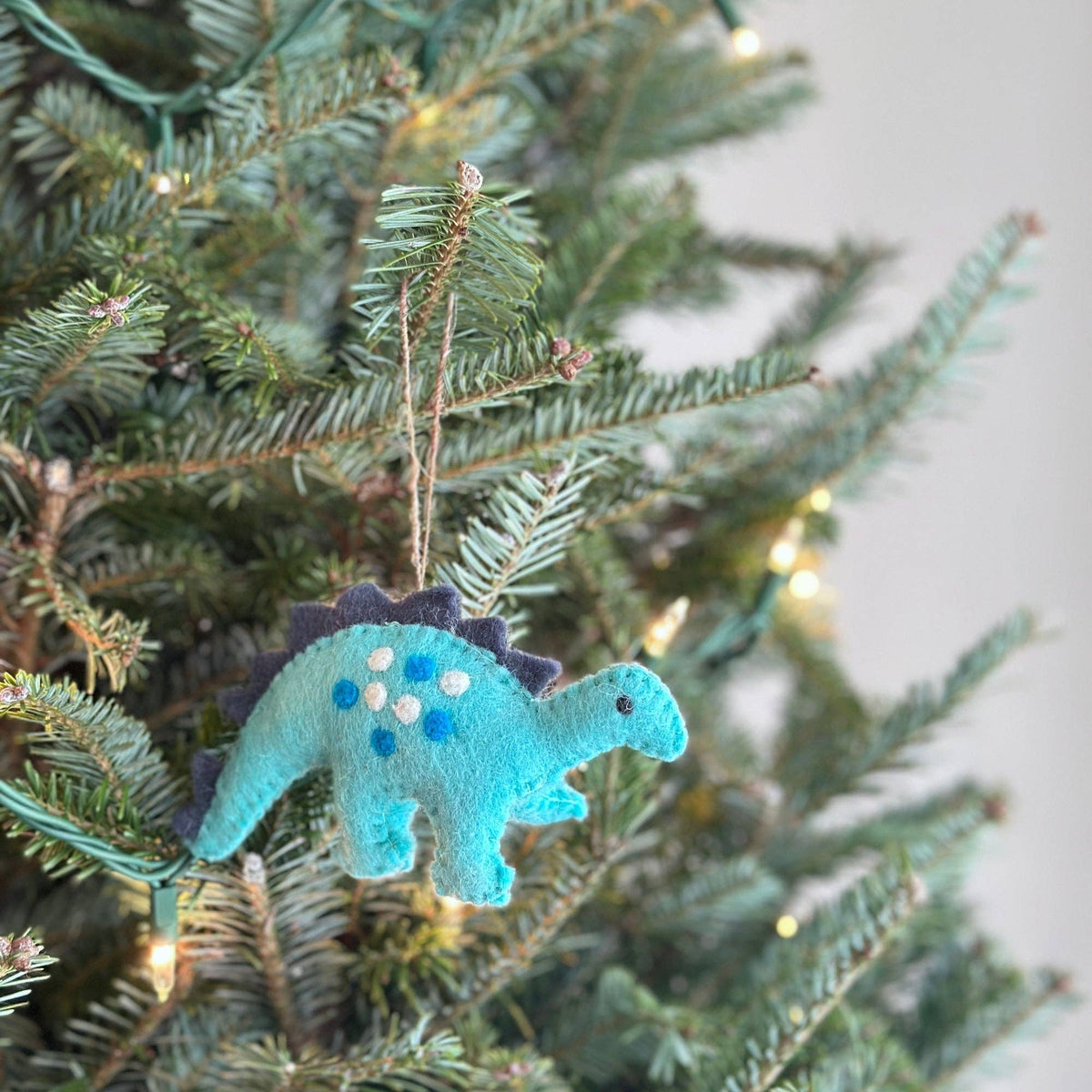 Felt Stegosaurus Ornament