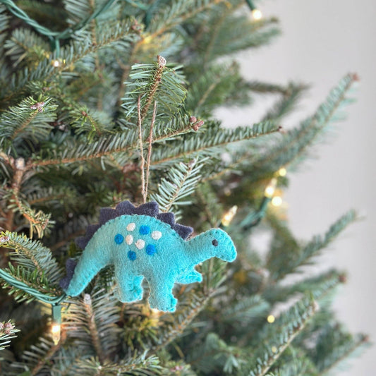 Felt Stegosaurus Ornament