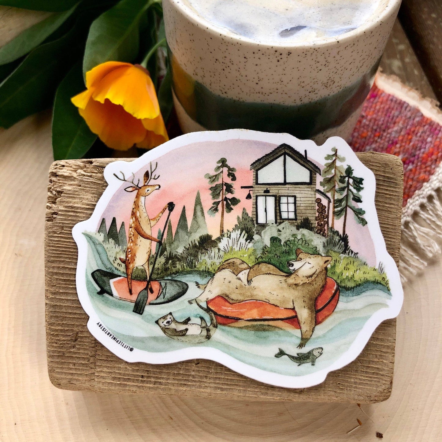 River Float Sticker