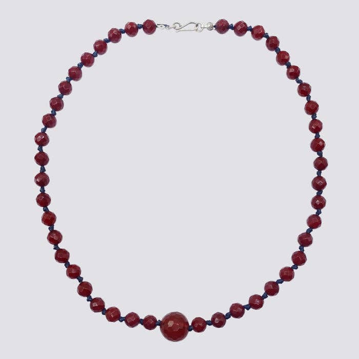 Knotted Carnelian Necklace | Jane Diaz