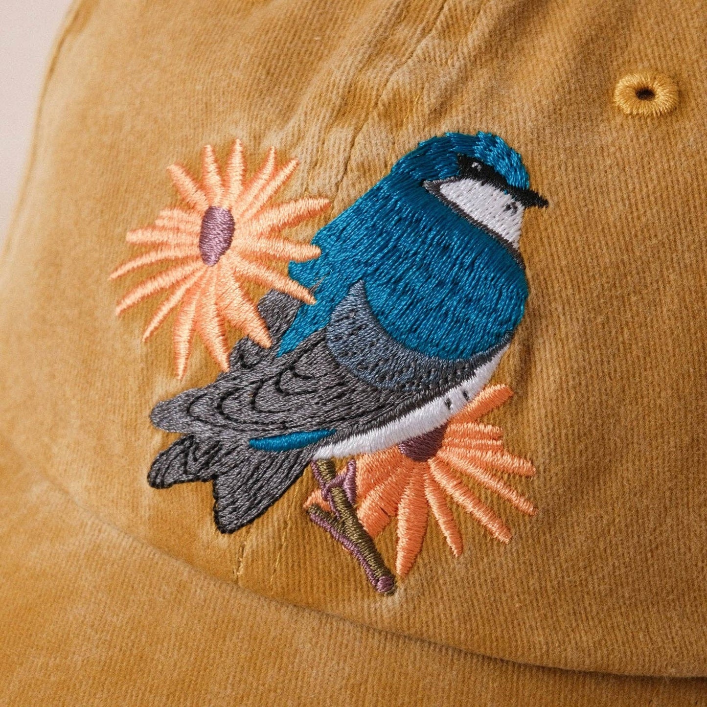 Tree Swallow Washed Hat in Amber
