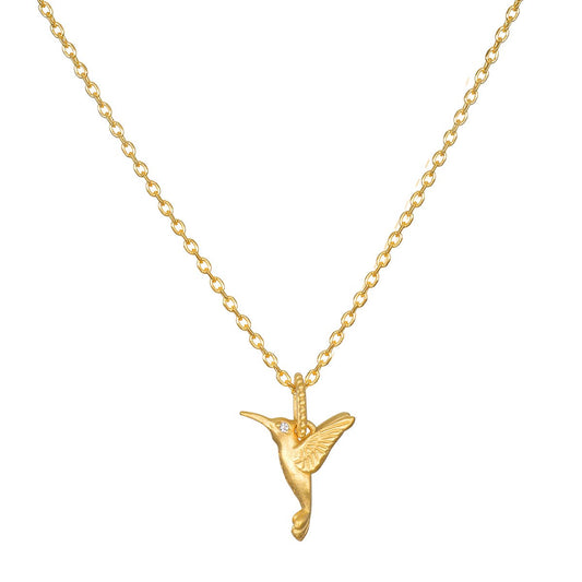 Gold Hummingbird Necklace | Satya