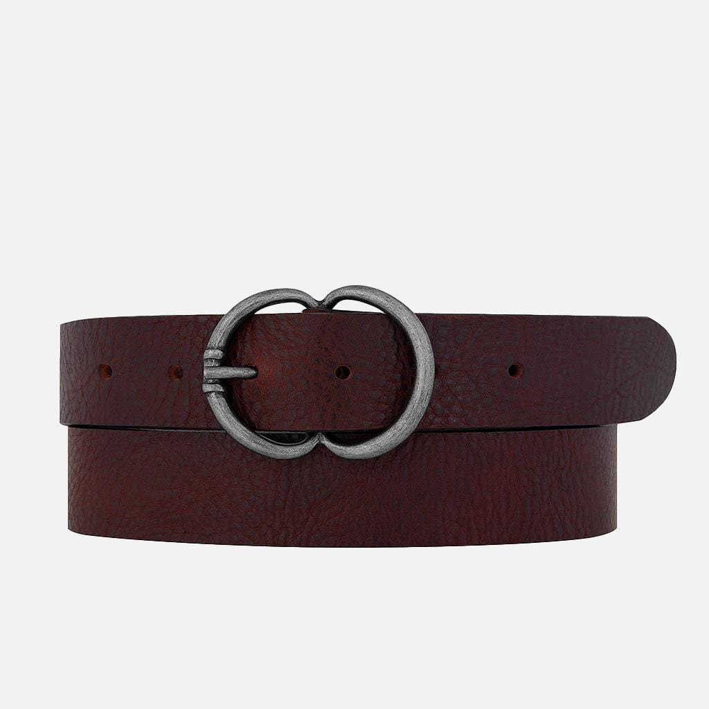 Vicky Leather Belt in Brown