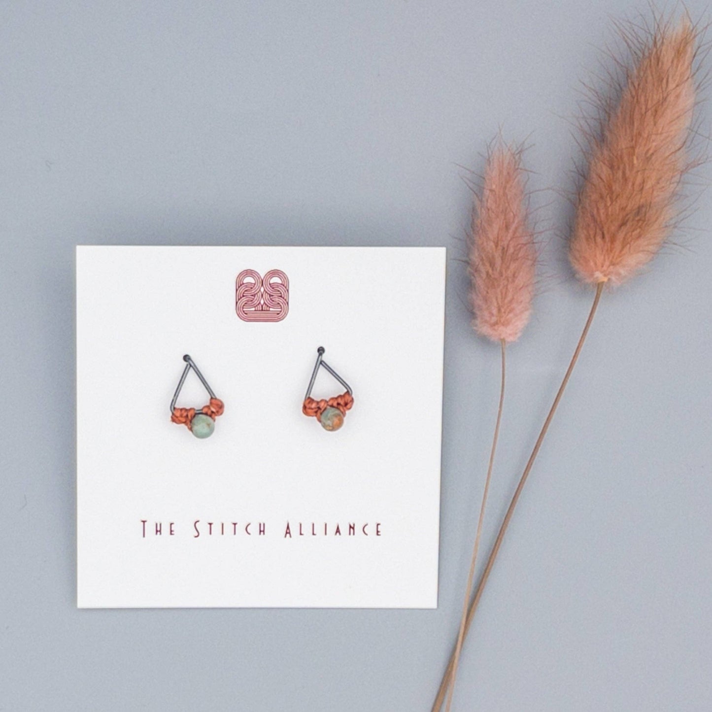 Aqua Terra Jasper Stud Earrings