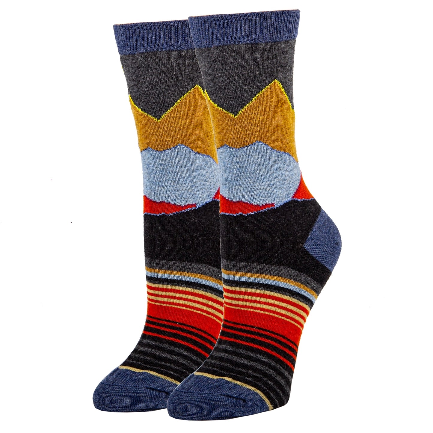 Midnight Sky Cotton Crew Socks