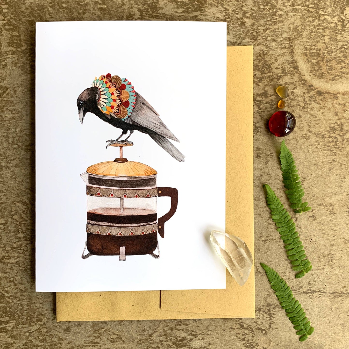 Coffee Crow Card