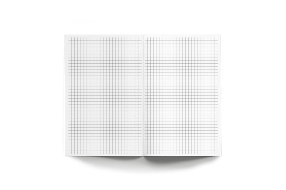 Sunset Mountain Layflat Graph Notebook