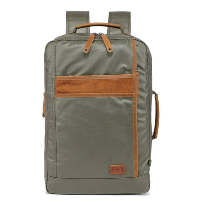 Madrone Coated Canvas Backpack in Army Green