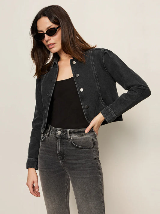 Denim Jacket in Washed Black | Sanctuary