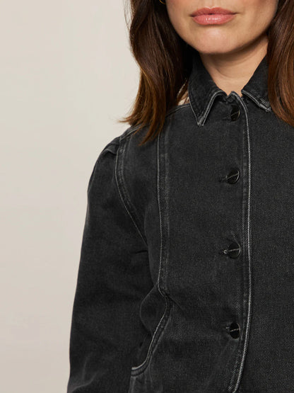 Denim Jacket in Washed Black | Sanctuary