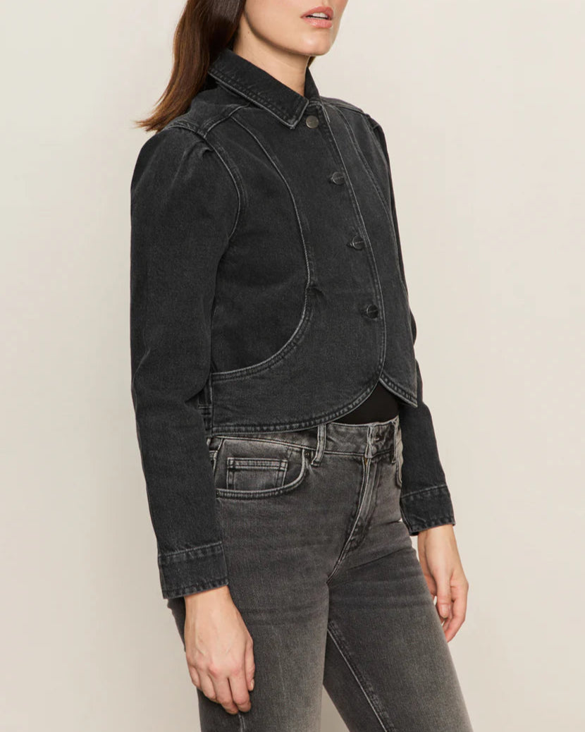 Denim Jacket in Washed Black | Sanctuary