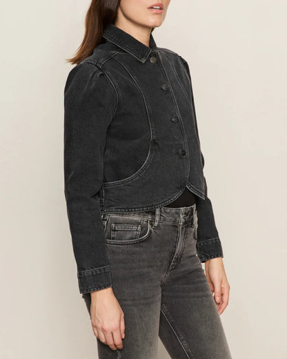 Denim Jacket in Washed Black | Sanctuary