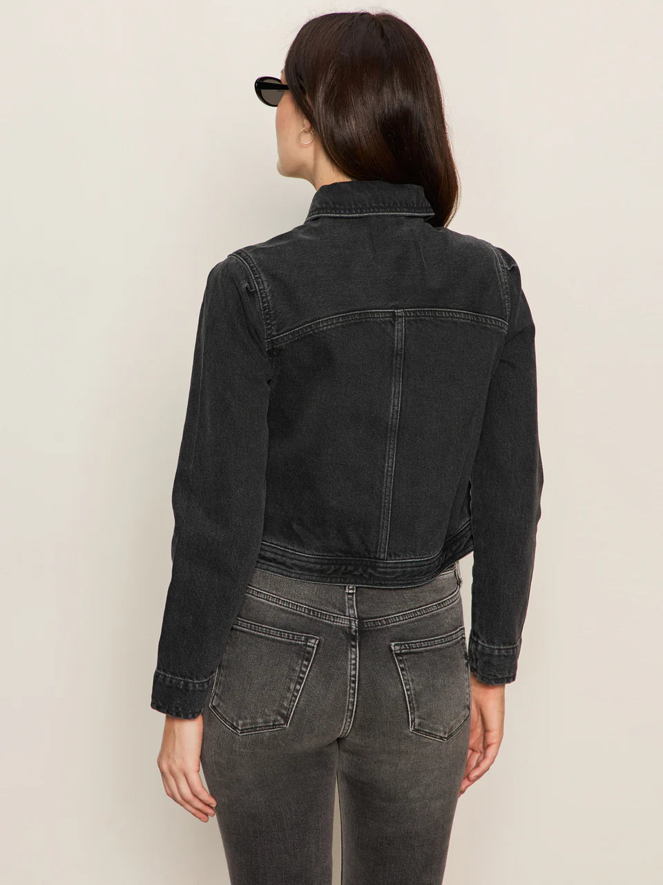 Denim Jacket in Washed Black | Sanctuary