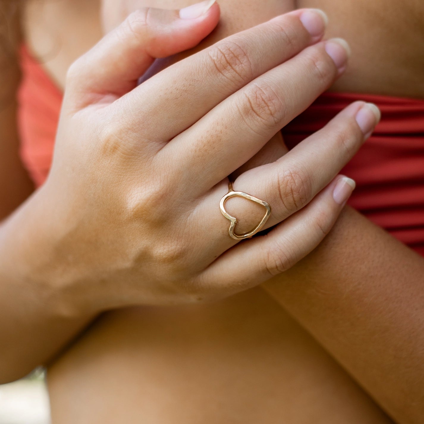 Gold Love Ring