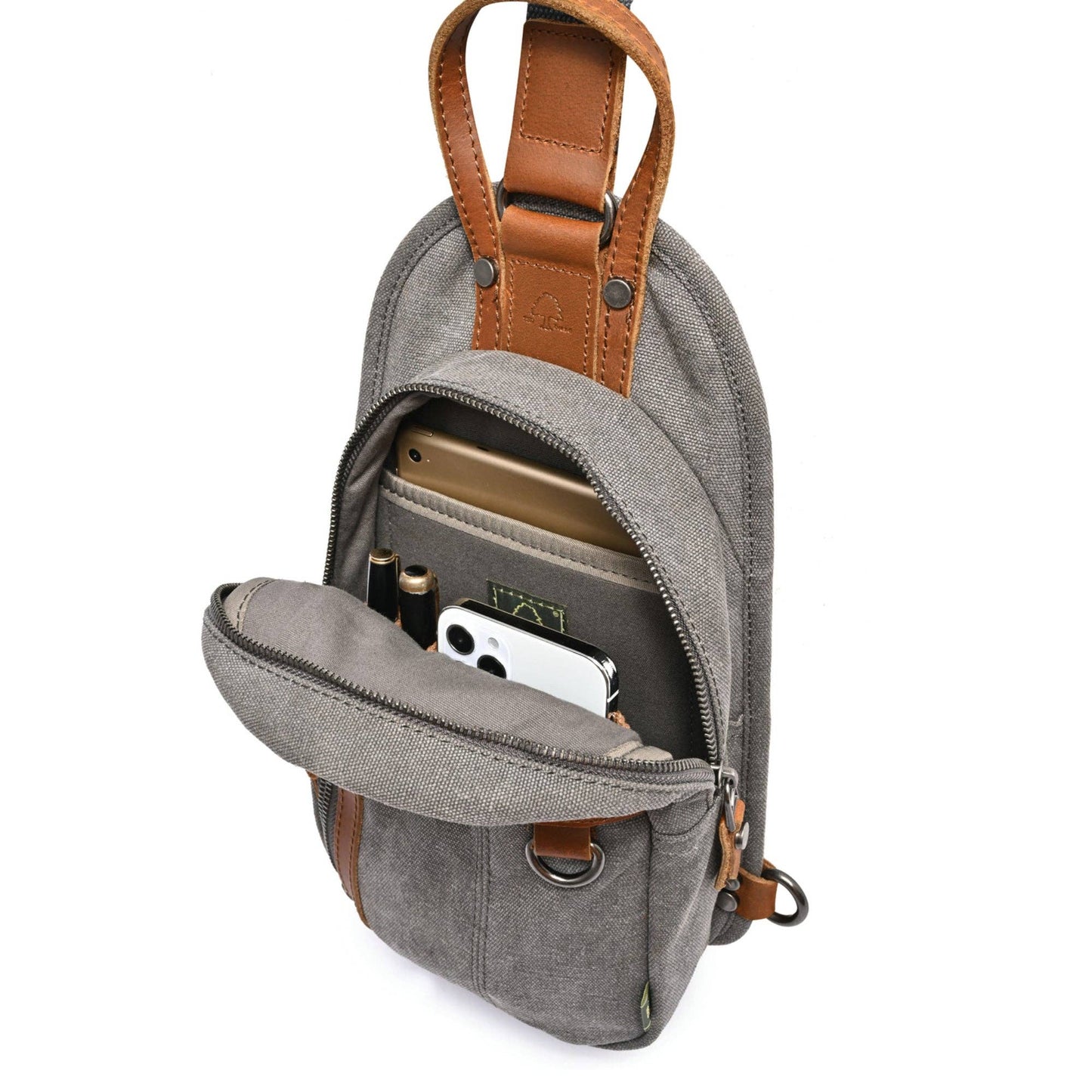 Agave Sling Bag in Grey