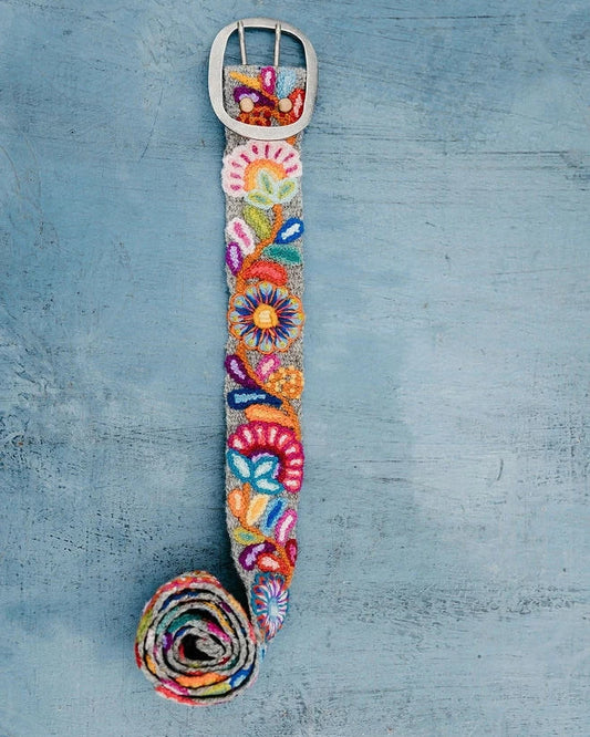 Bright Embroidered Belt