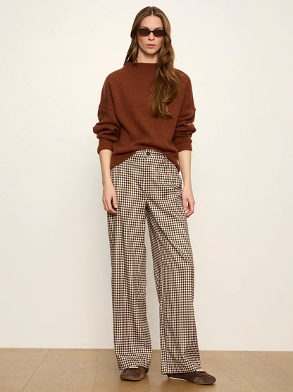 Ribbed Dolman Sweatshirt in Cocoa | Sanctuary