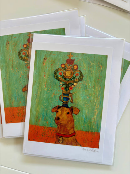 Crowned Greeting Card