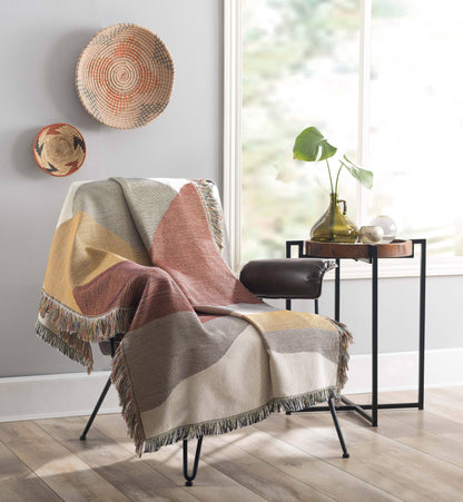 Sunset Mountain Jacquard Throw