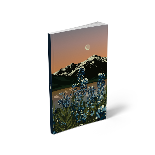 Lupines  Soft Touch Layflat Notebook