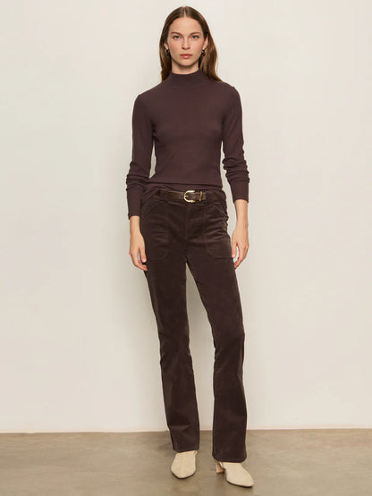 Long Sleeve Mock Neck in Semi Sweet | Sanctuary