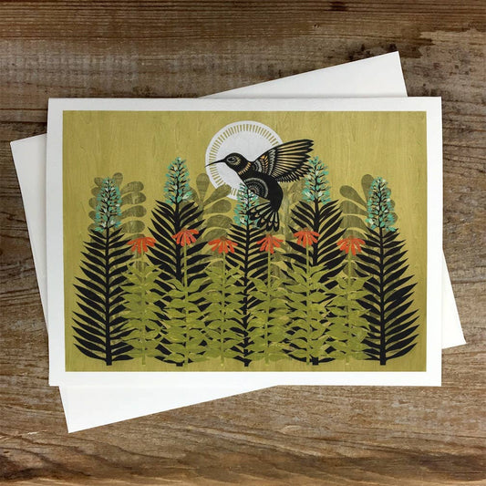 Glinting Through The Garden Card
