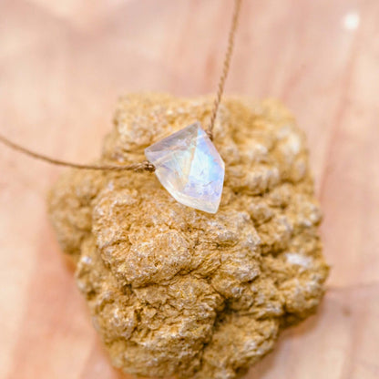 Strong Women Moonstone Necklace