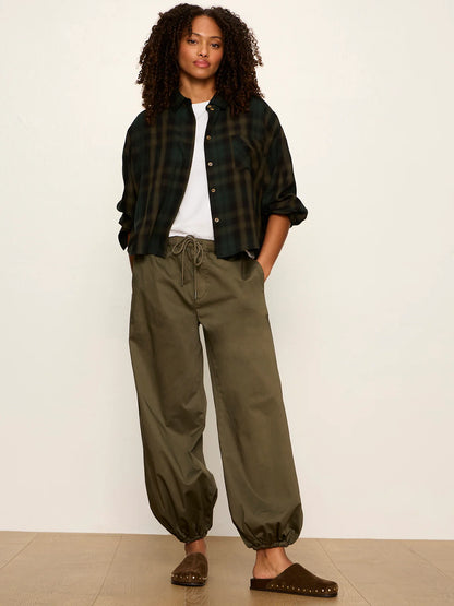 Plaid Flannel Shirt in Forest | Sanctuary