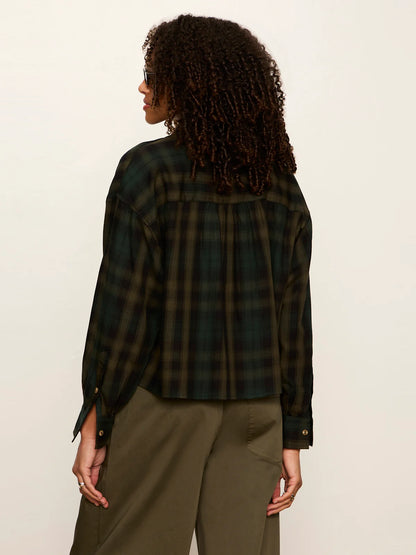 Plaid Flannel Shirt in Forest | Sanctuary