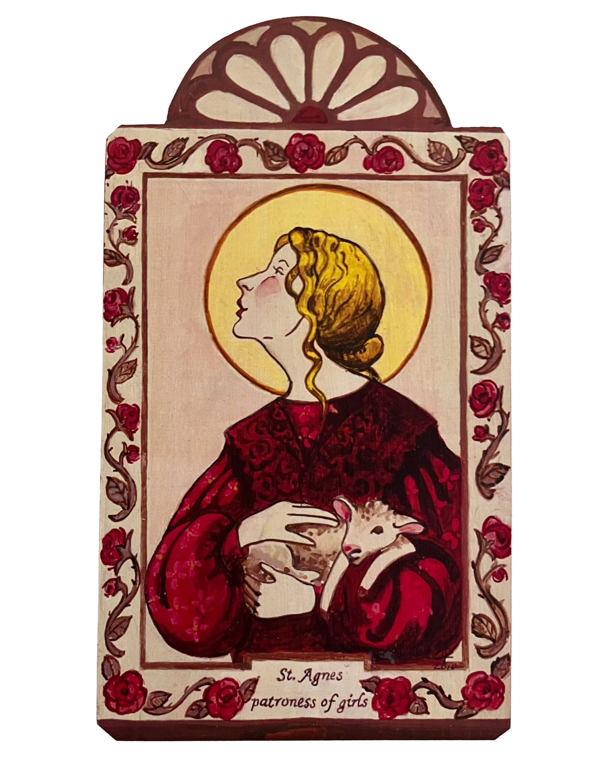 St. Agnes Pocket Plaque
