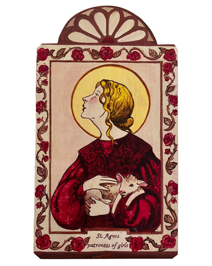 St. Agnes Pocket Plaque