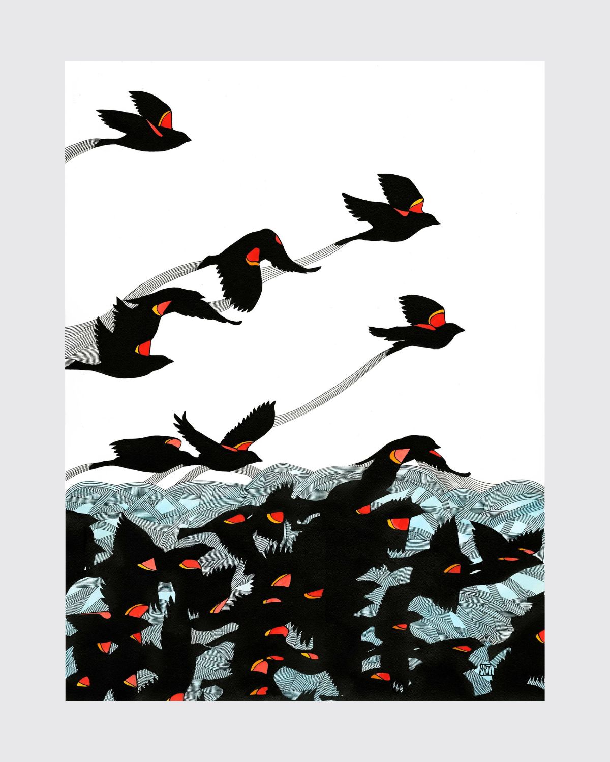 Red Wing Card