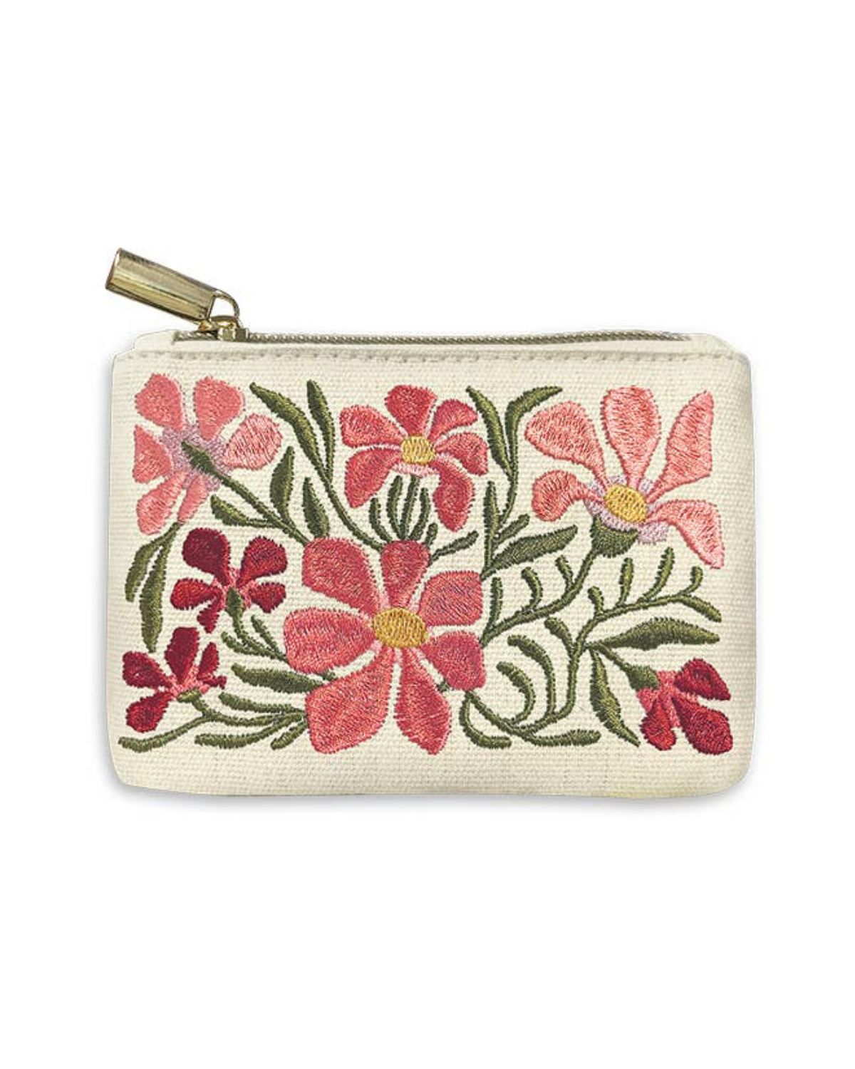 Camellia Floral Coin Pouch