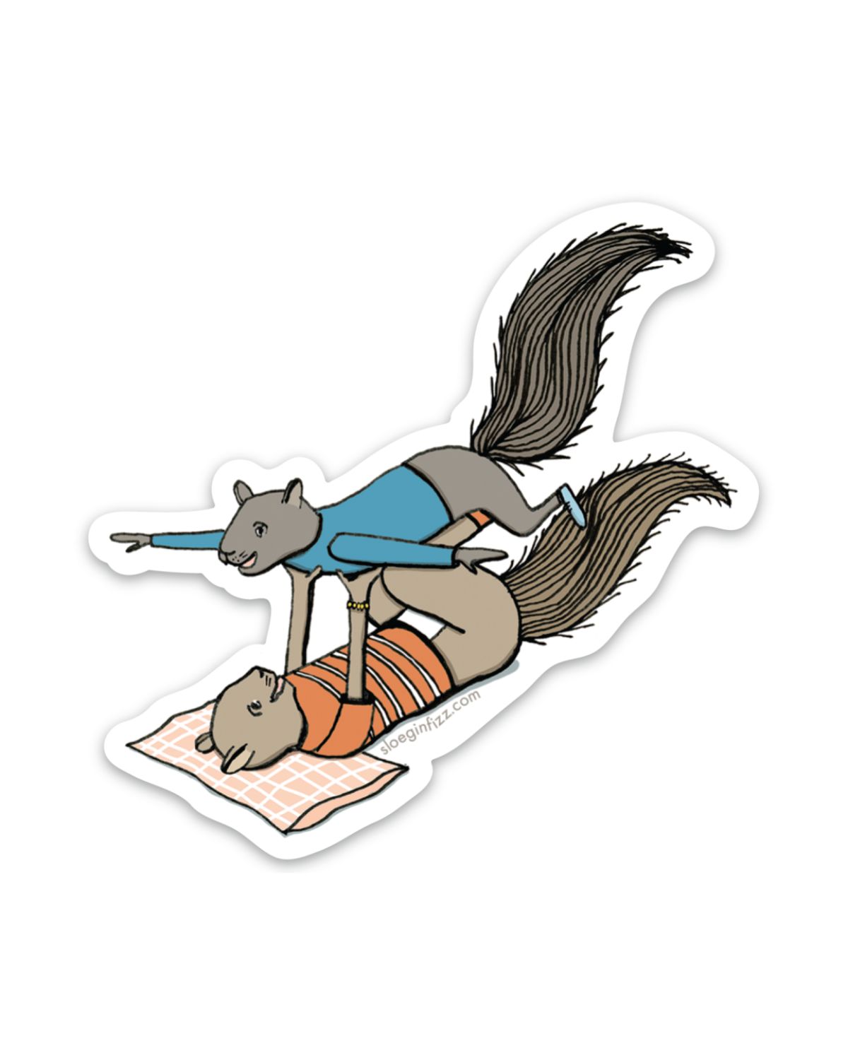 Flying Squirrel Sticker