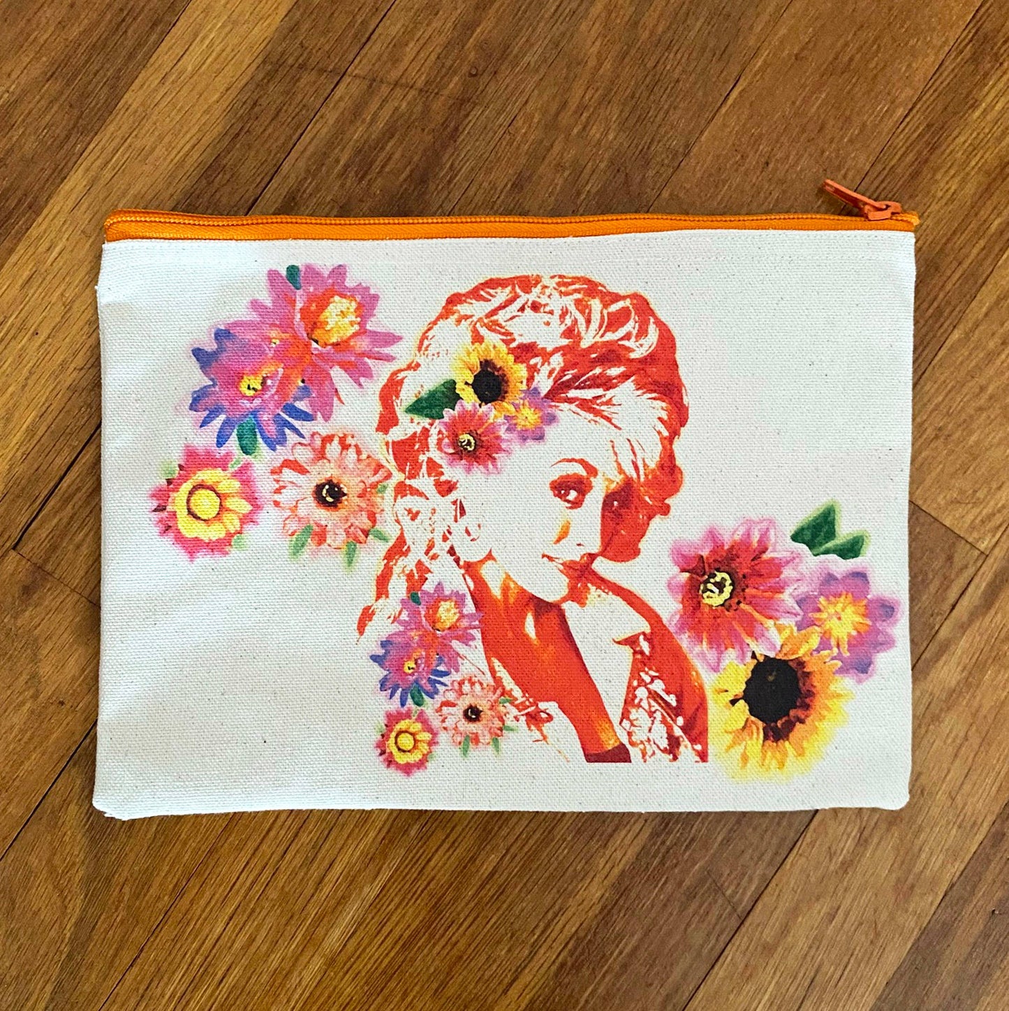 Dolly Cotton Zipper Pouch