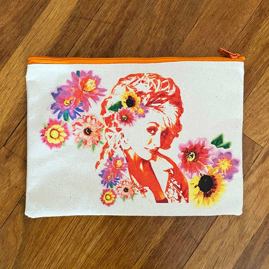 Dolly Cotton Zipper Pouch