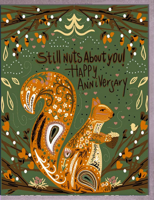 Squirrel Anniversary Card