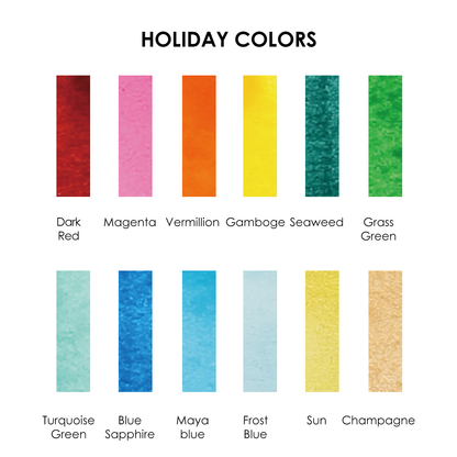 Holiday Pocket Watercolor Set