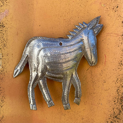 Metal Donkey Wall Decor