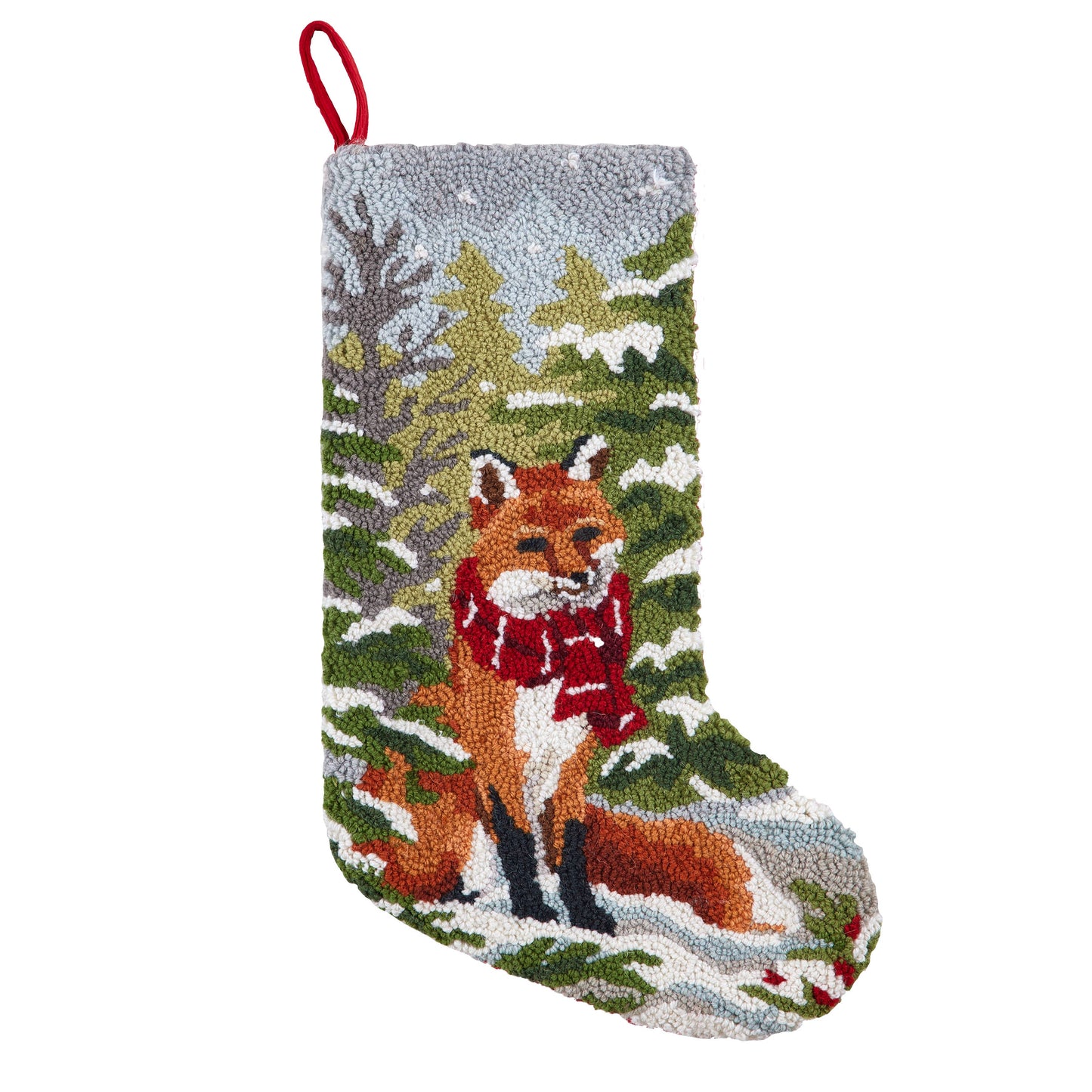 Snow Fox Hook Stocking